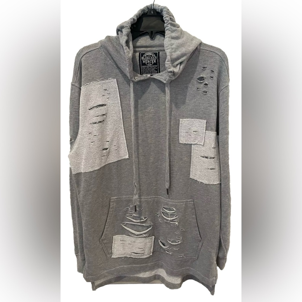 Bleecker and Mercer Sweatshirt Hoodie Men’s Size Large Thrashed
